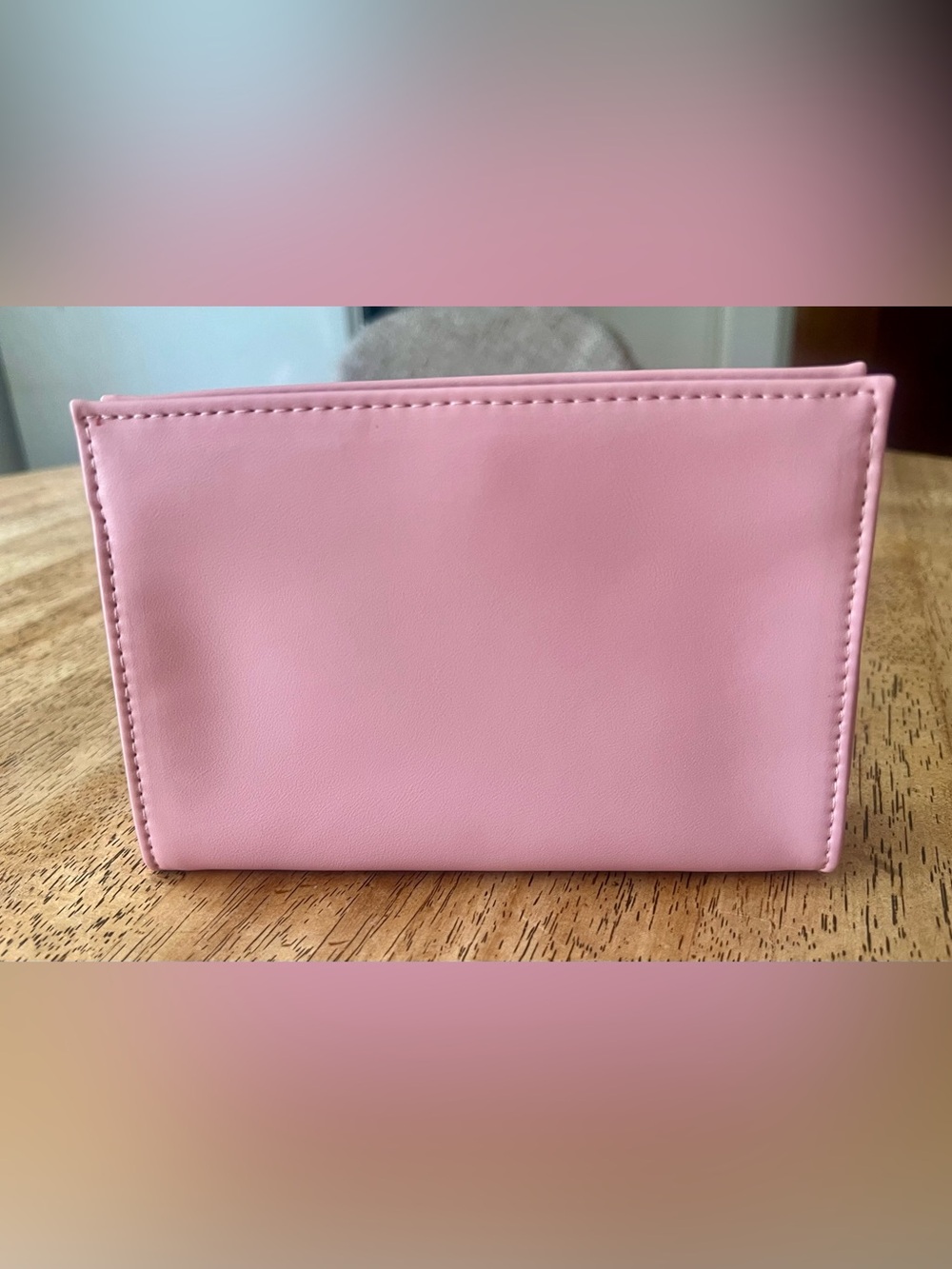 Yves Saint Laurent YSL Beaute Pink Makeup Bag with Snap Button - Picture 2 of 4